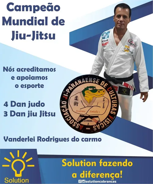 Vanderlei Rodrigues do Carmo, atleta patrocinado pela Solution